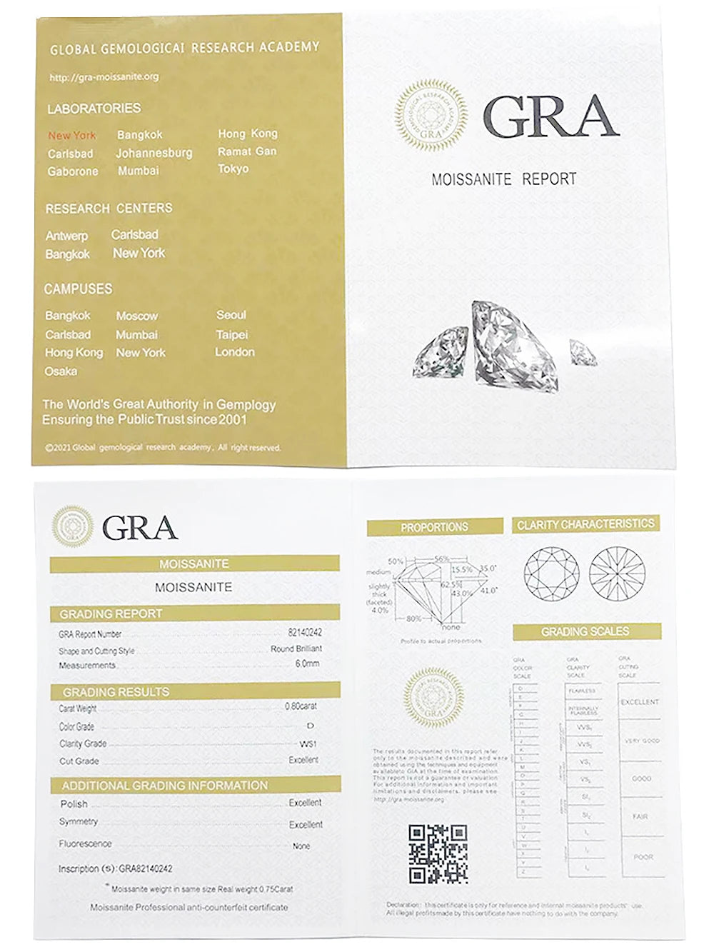 GRA Certified Butterfly Moissanite Jewelry Sets Marquise Cut Diamond Pendant, Necklace, Stud Earrings