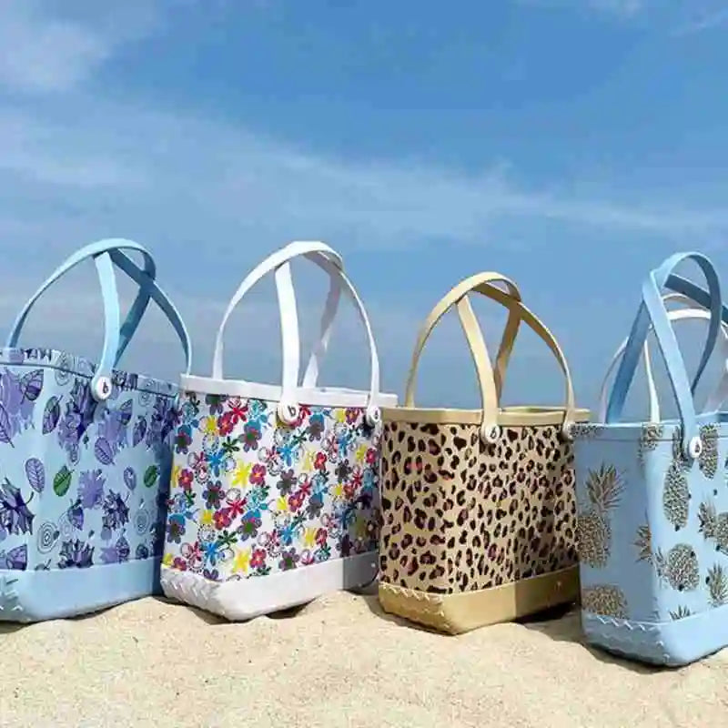 Large Summer Beach Bogg Bags EVA Waterproof