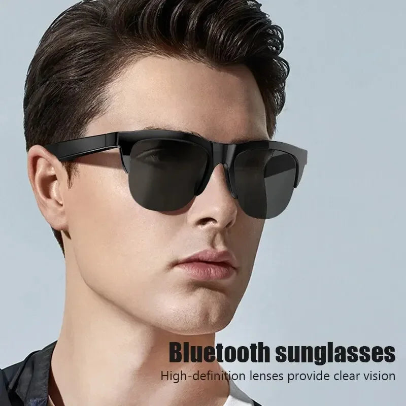 Smart Bluetooth Wireless Stereo Headphone Sunglasses