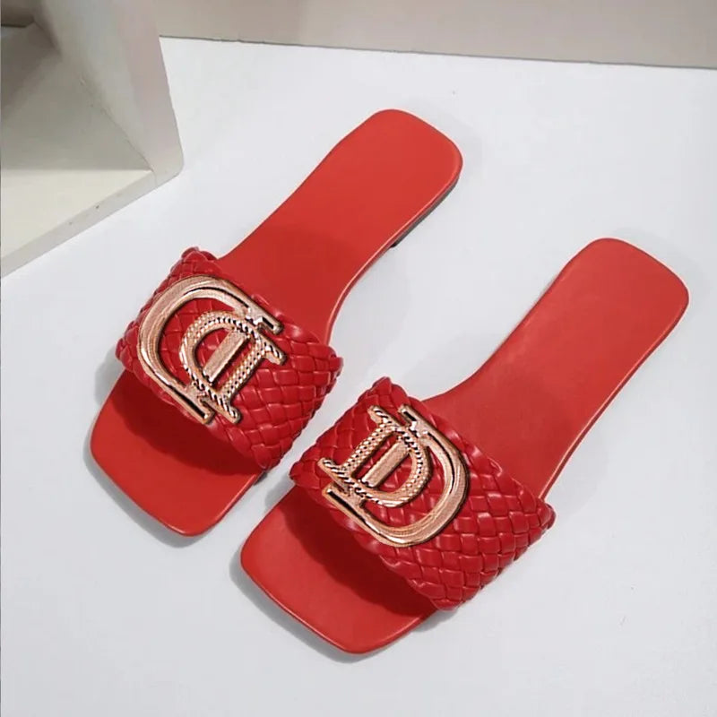 Luxury Design Open-toe Casual Flat Sandals