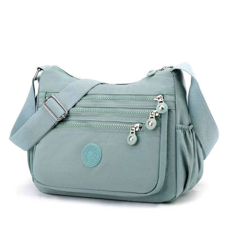 Large Capacity Crossbody Bag with Many Pockets