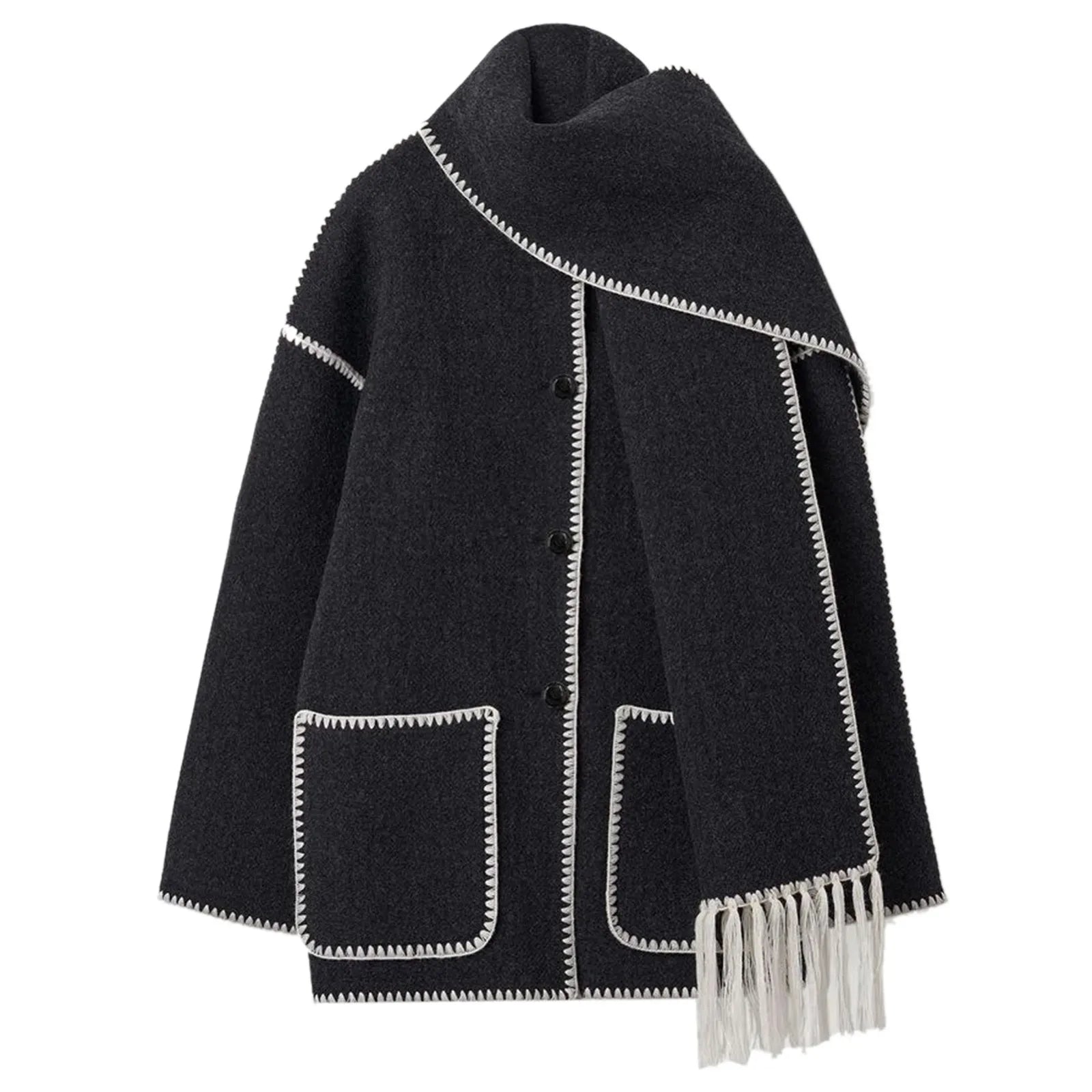 Hold Me Close Scarf Coat