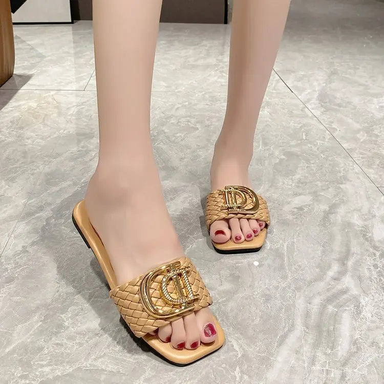 Luxury Design Open-toe Casual Flat Sandals