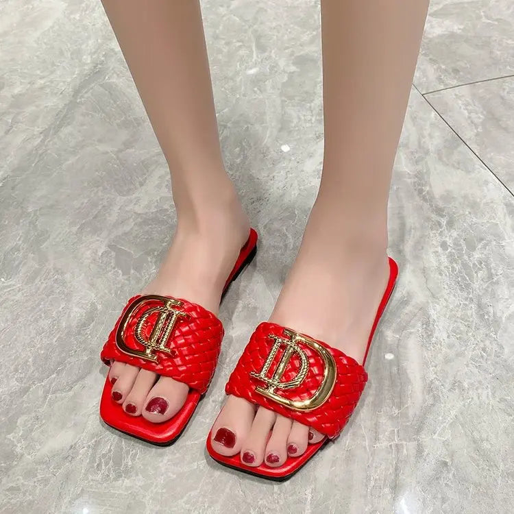 Luxury Design Open-toe Casual Flat Sandals