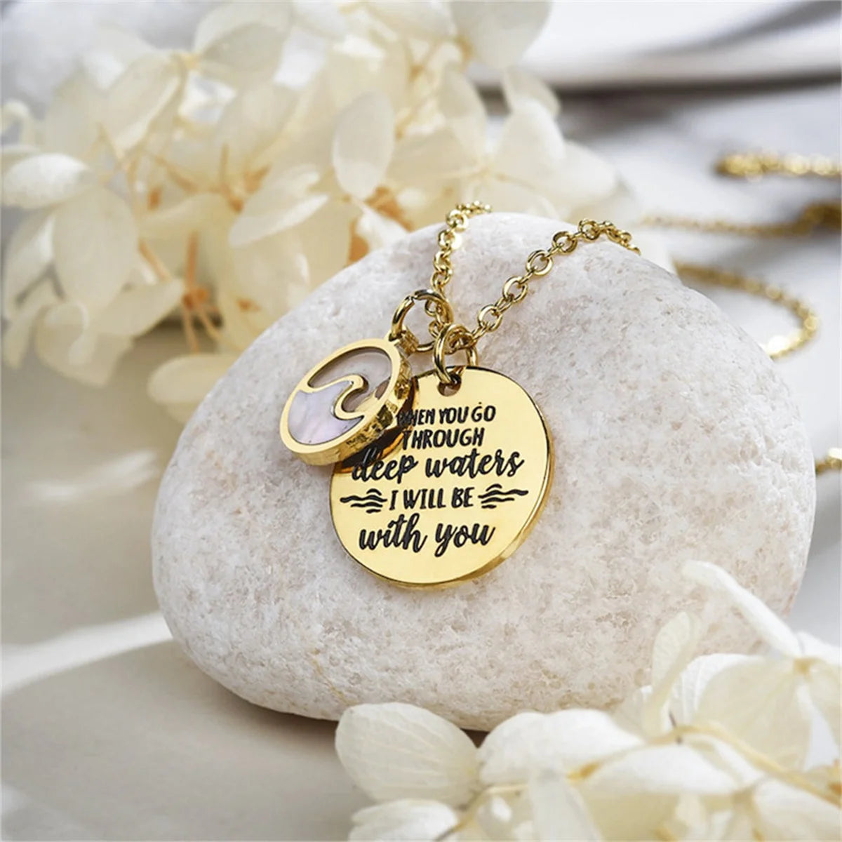 Fashion Faith Mustard Seed Necklace with Bible Verse