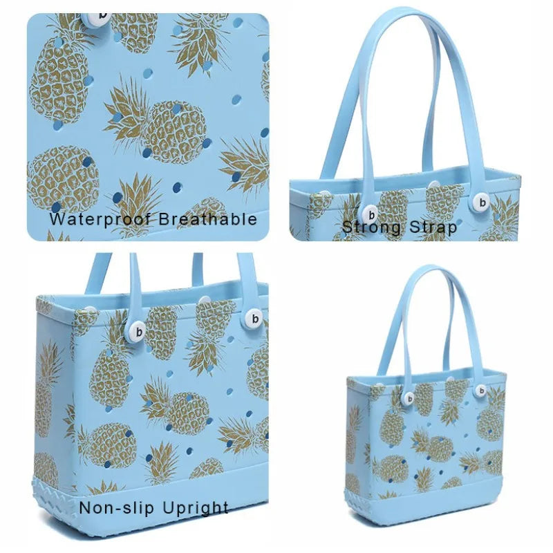 Large Summer Beach Bogg Bags EVA Waterproof