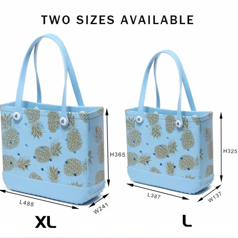 Large Summer Beach Bogg Bags EVA Waterproof