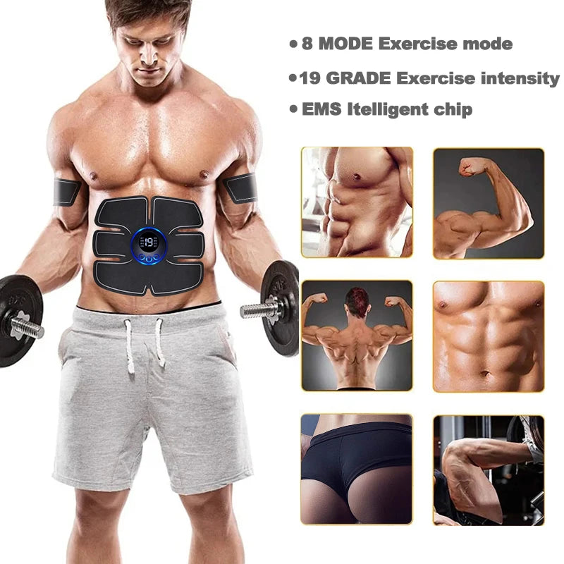 EMS Muscle Stimulator Massage Belts - Men & Women.