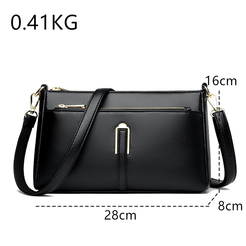 Sea Blue Mall Luxury Designer High Quality Leather Crossbody Bags Handbag For Women handbags Handbags Bags handmade handbags Luxury Handbags Bags Designer SeaBlueMall.com