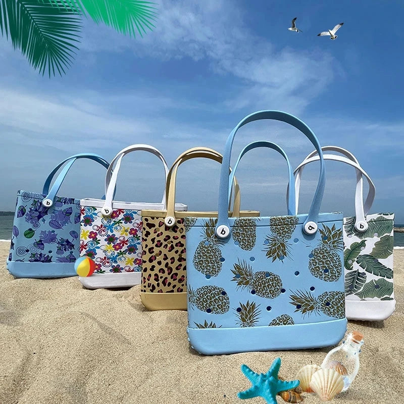 Large Summer Beach Bogg Bags EVA Waterproof