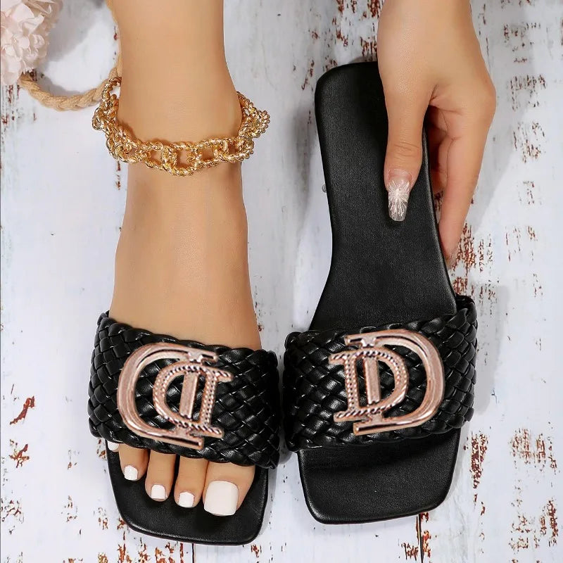 Luxury Design Open-toe Casual Flat Sandals