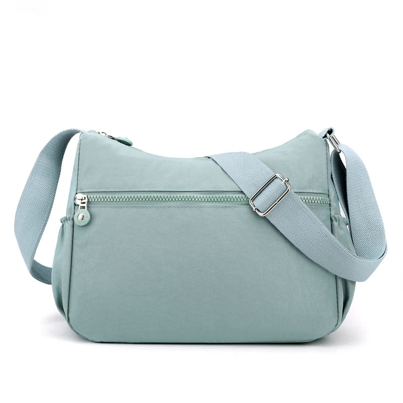 Large Capacity Crossbody Bag with Many Pockets