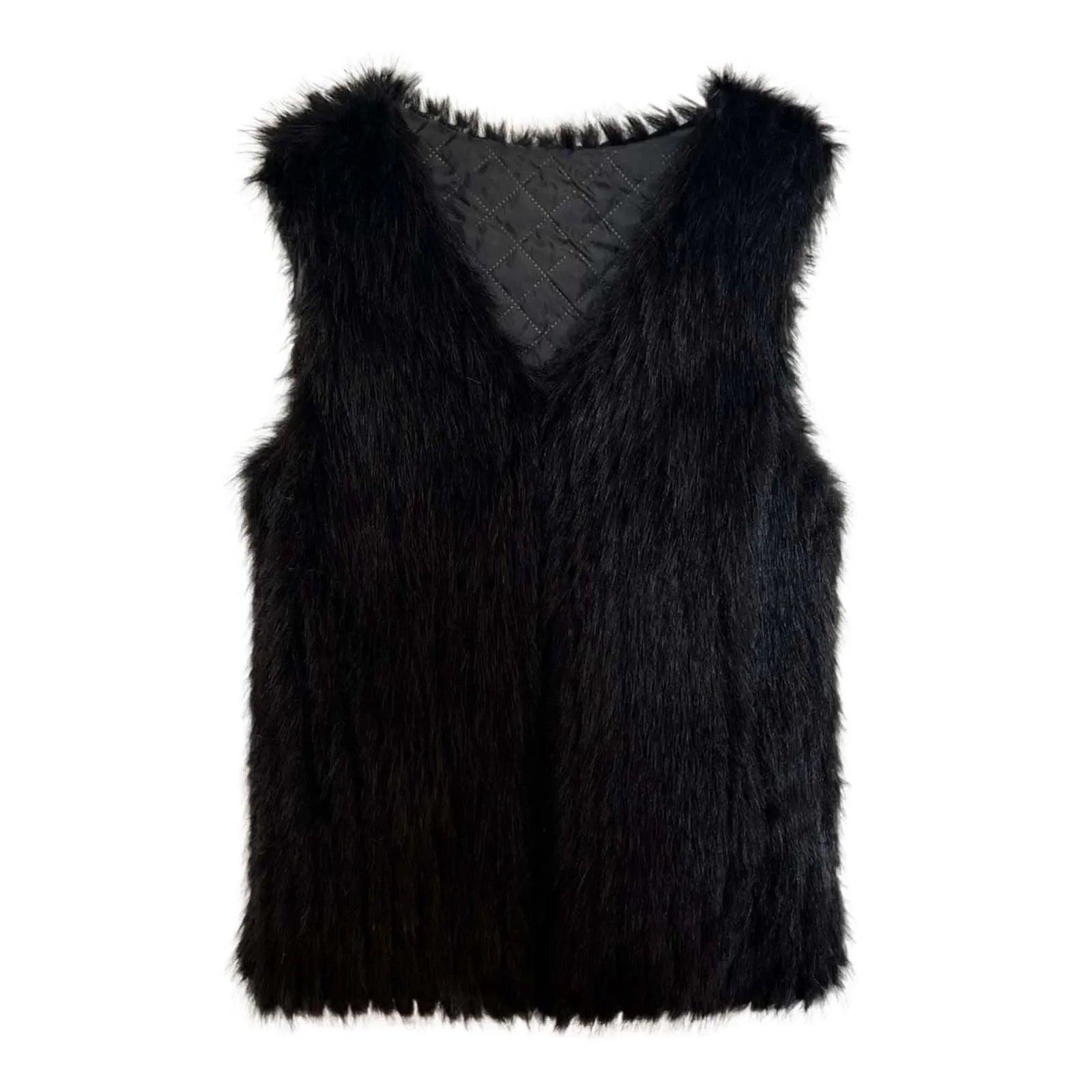 Fur Vest  Imitation Fox Sleeveless  Vest