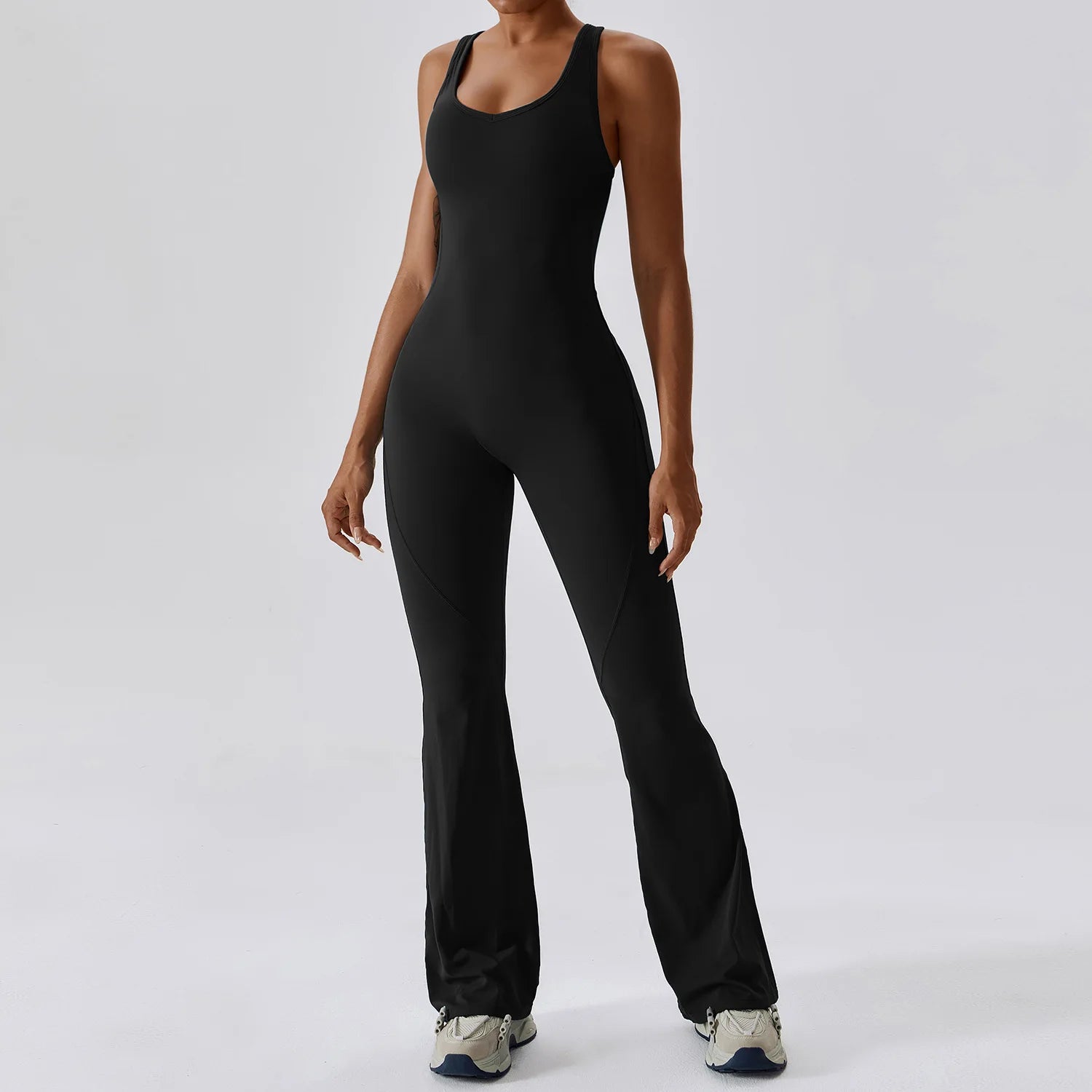 Sea Blue Mall One Piece Jumpsuit Outfit Fitness Workout Bodysuit activewear workout suit yoga suit SeaBlueMall.com