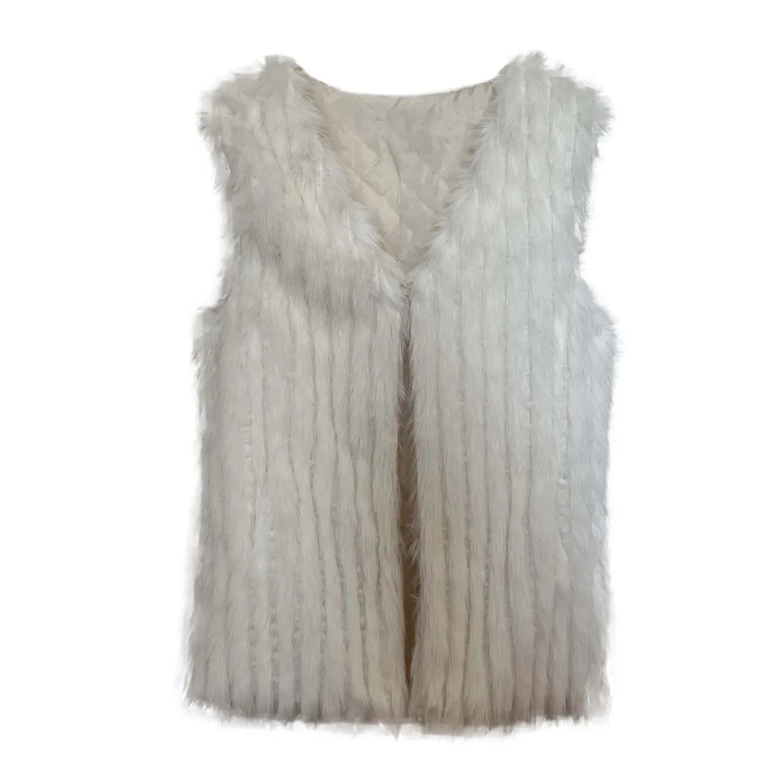 Fur Vest  Imitation Fox Sleeveless  Vest