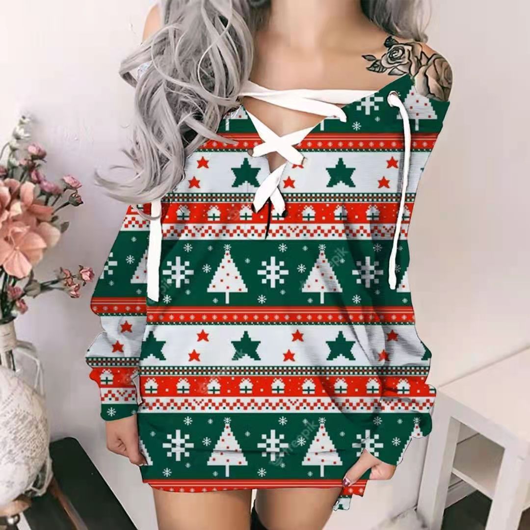 Fun Festive Long Sleeved Sweater