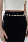 Sea Blue Mall Sparkling Rhinestone Decor Zinc Alloy Belt H.Y Ship From Overseas SeaBlueMall.com