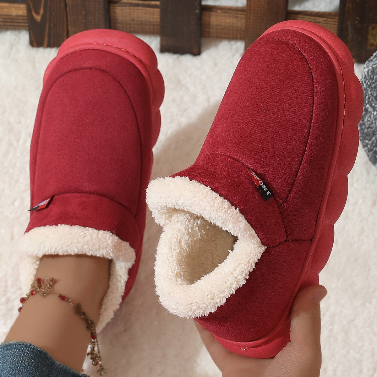 Winter Plush Warm Suede Shoes