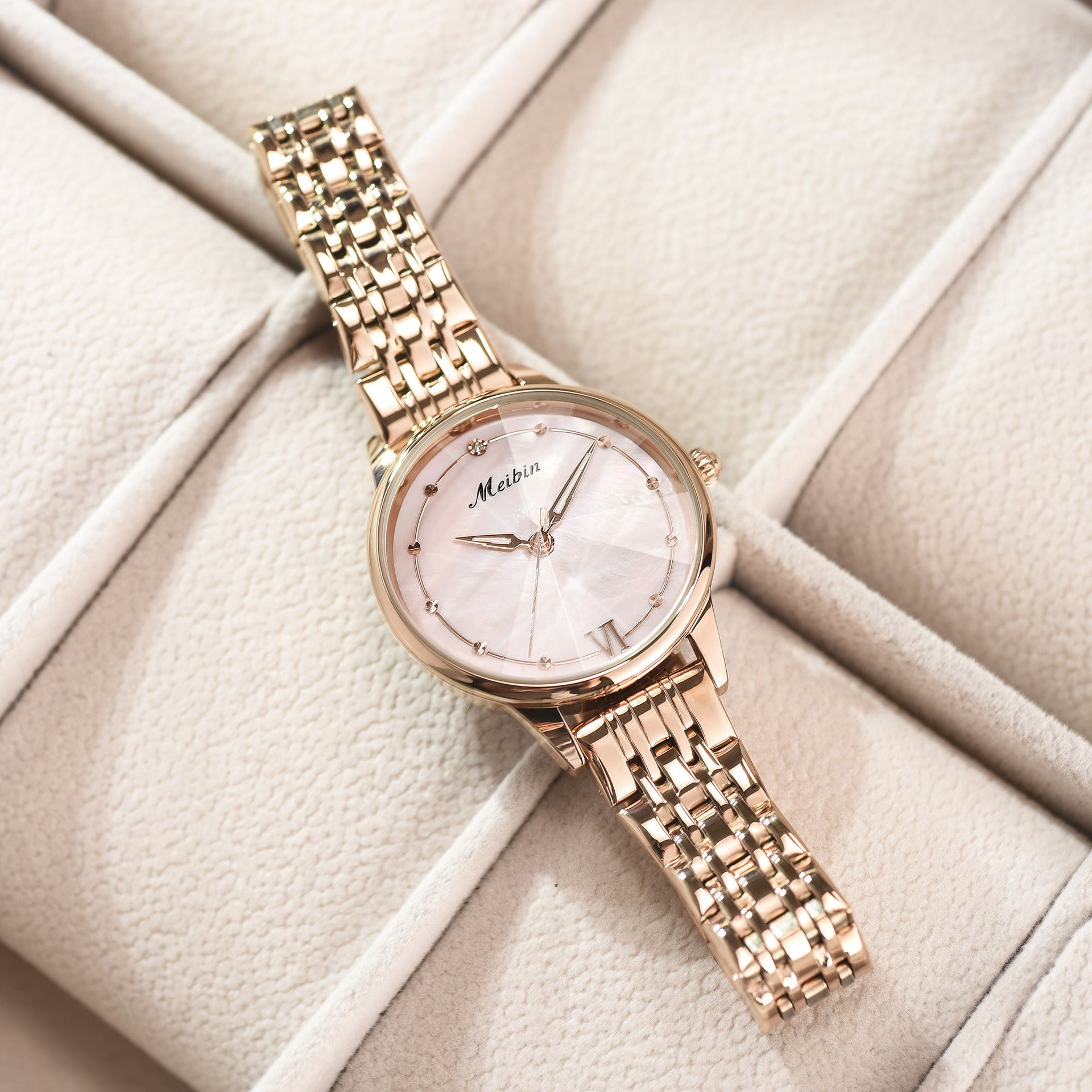 Quartz Diamond Geneva Bracelet Ladies Wrist Watch