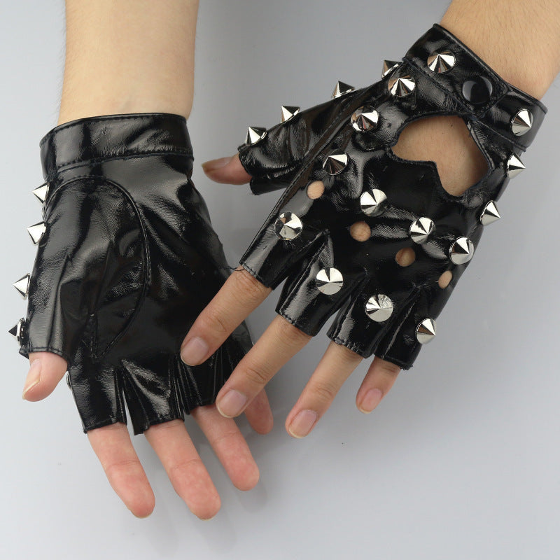 Punk Fingerless Athletic Gloves