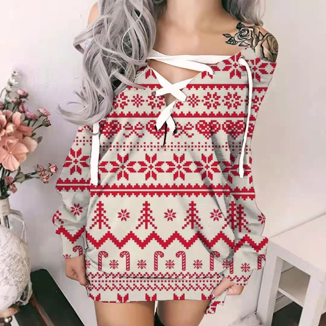 Fun Festive Long Sleeved Sweater