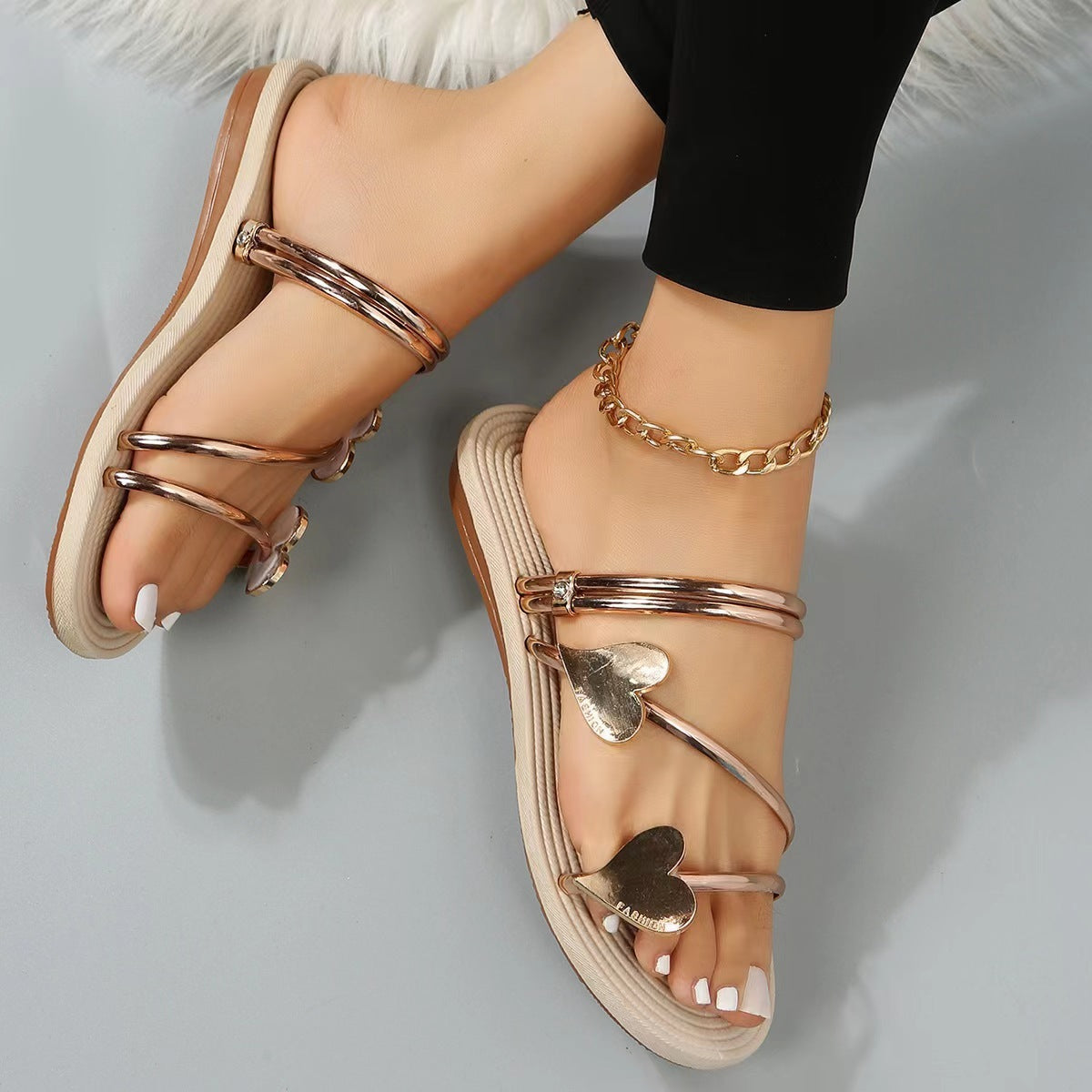 Heart to Heart Shine Summer Sandal