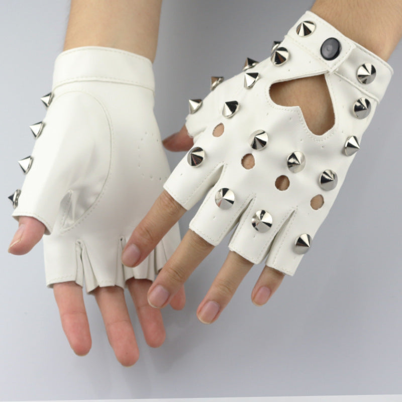 Punk Fingerless Athletic Gloves