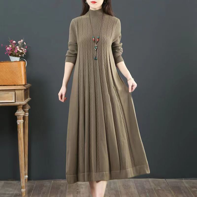 Everyday Essential Pleated Sweater Dress