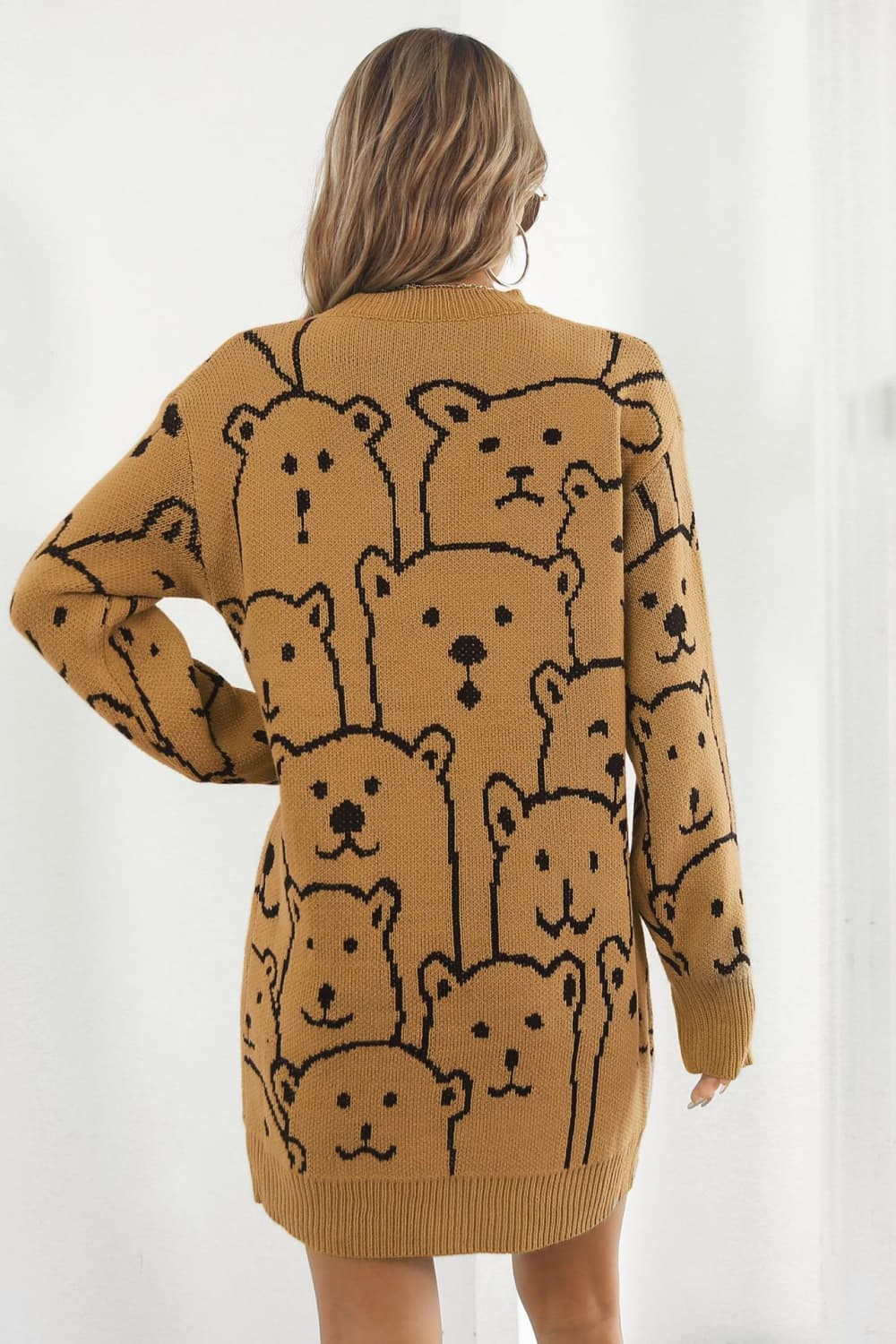 Sweet Bear Lady Sweater Dress