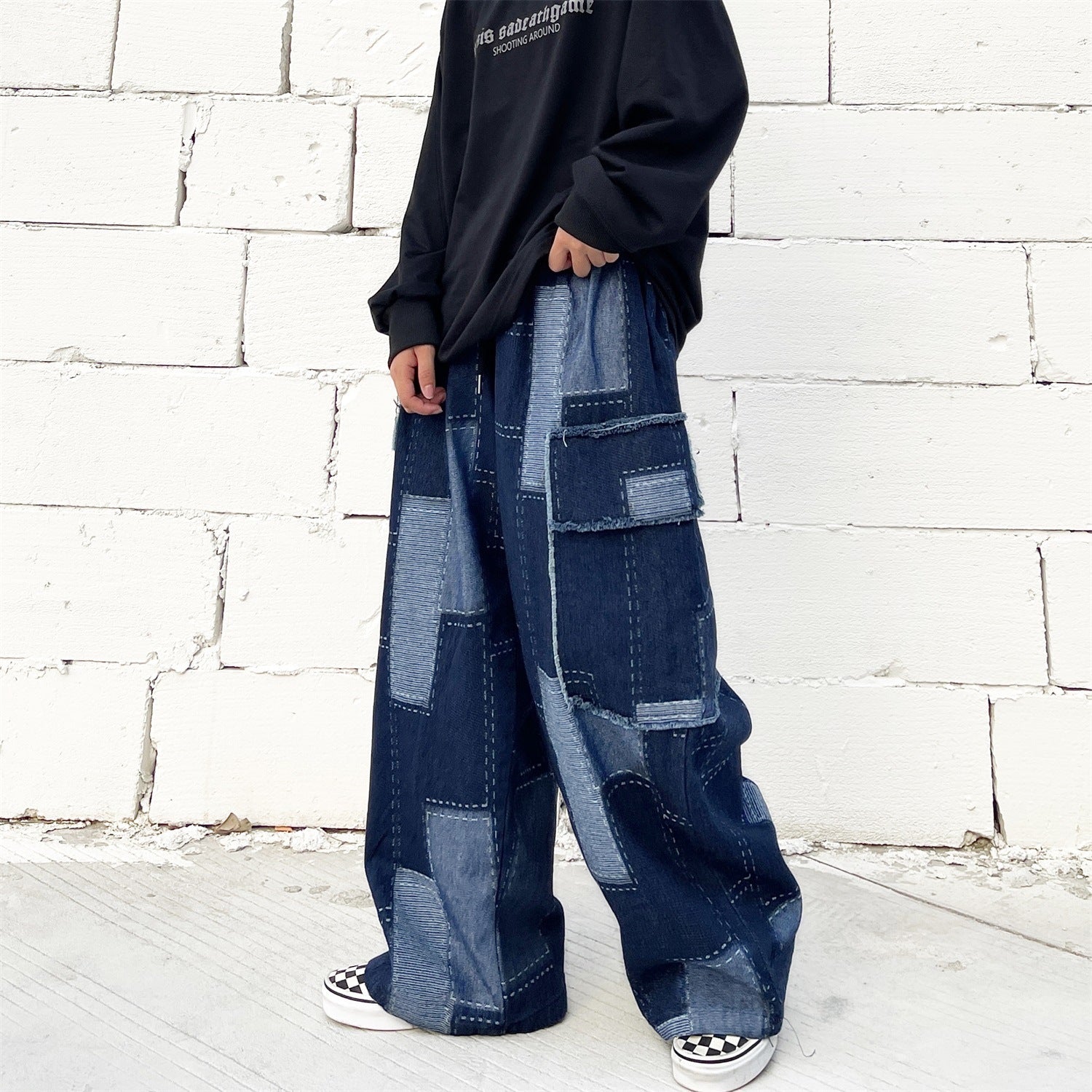 Vintage Loose Wide Leg Pants Town Jeans