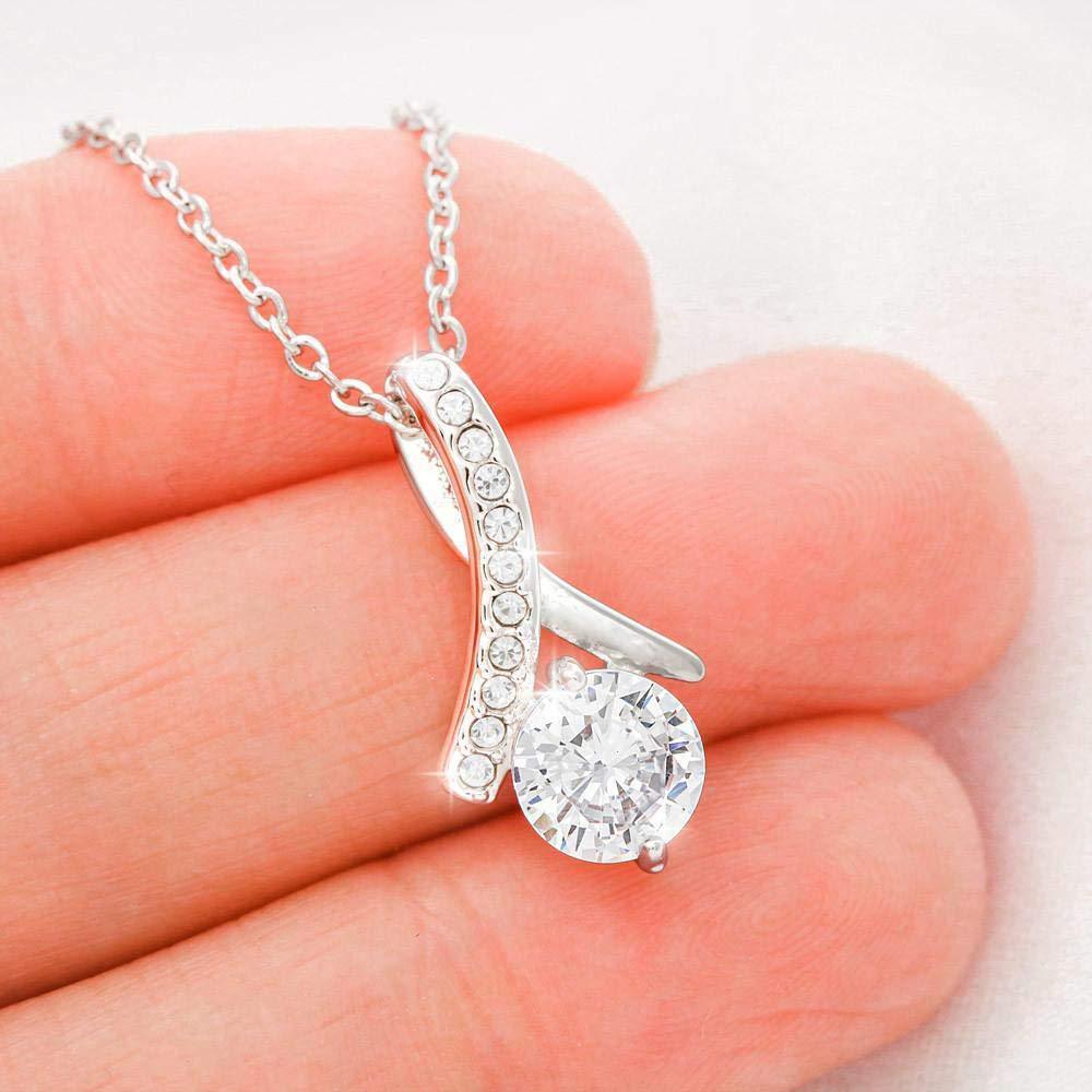 Classic 925 Silver Valentine's Day Pendant Necklace with box