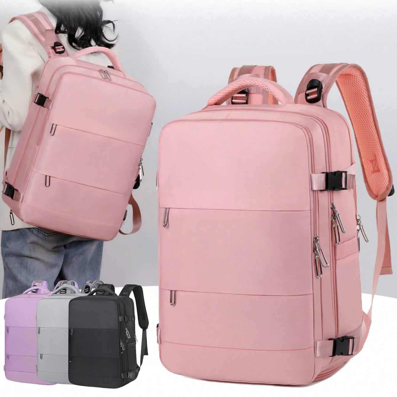 Waterproof USB Charging Port Backpack Laptop Travel Backpack