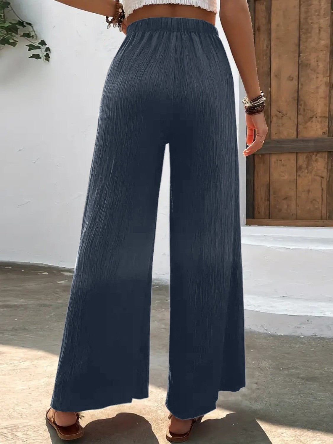 Modern Full Size High Waist Wide Leg Pants