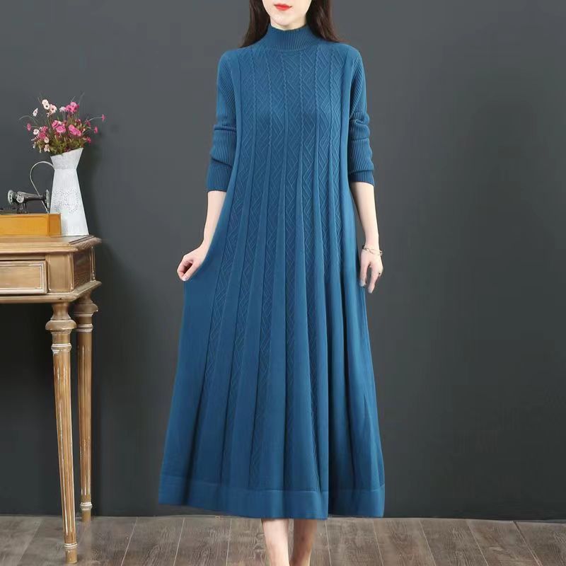 Everyday Essential Pleated Sweater Dress