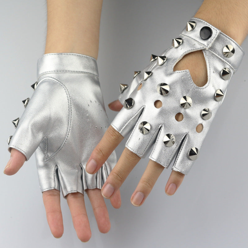 Punk Fingerless Athletic Gloves